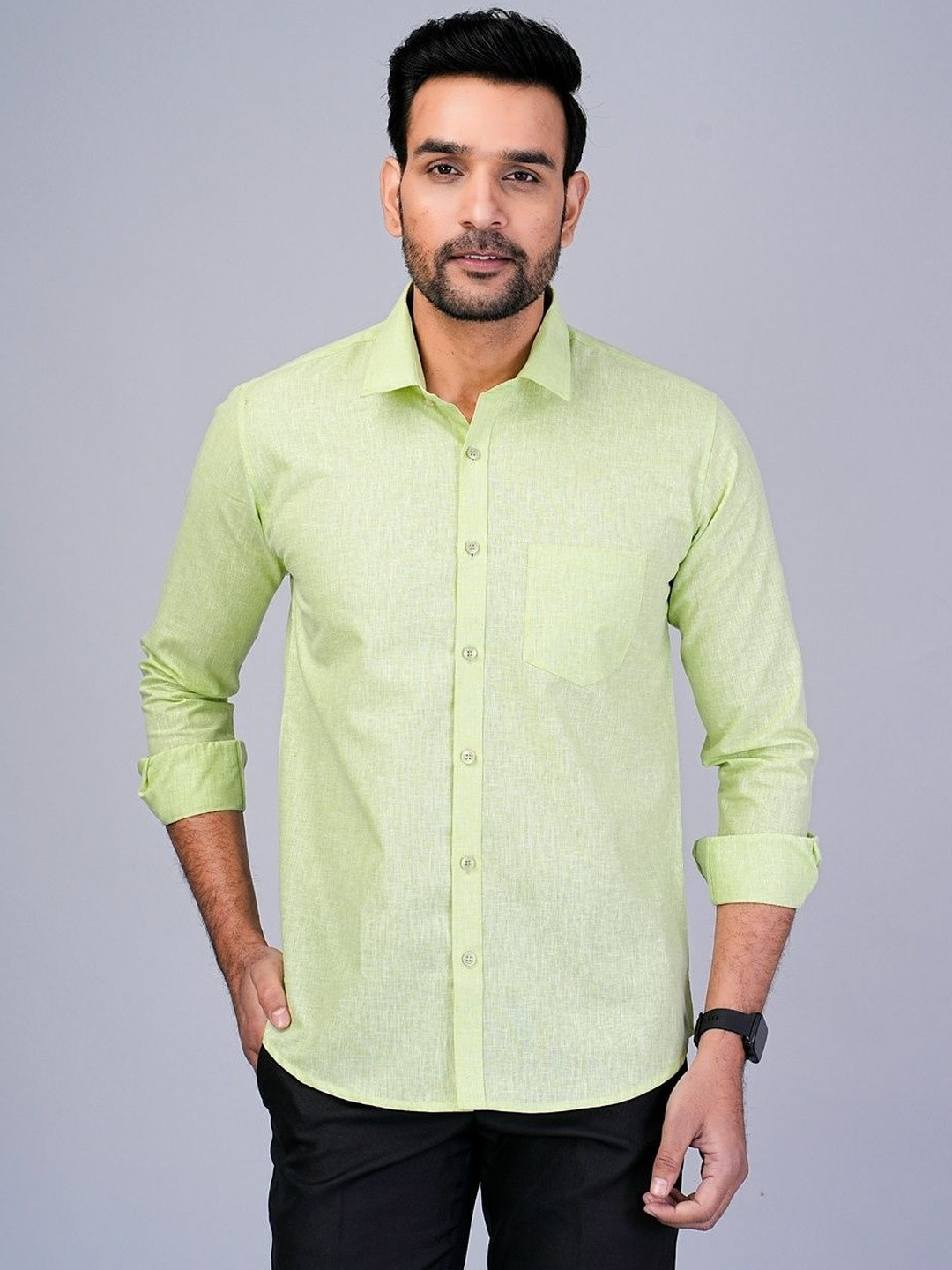 BLACKLILLY Men Standard Slim Fit Casual Shirt