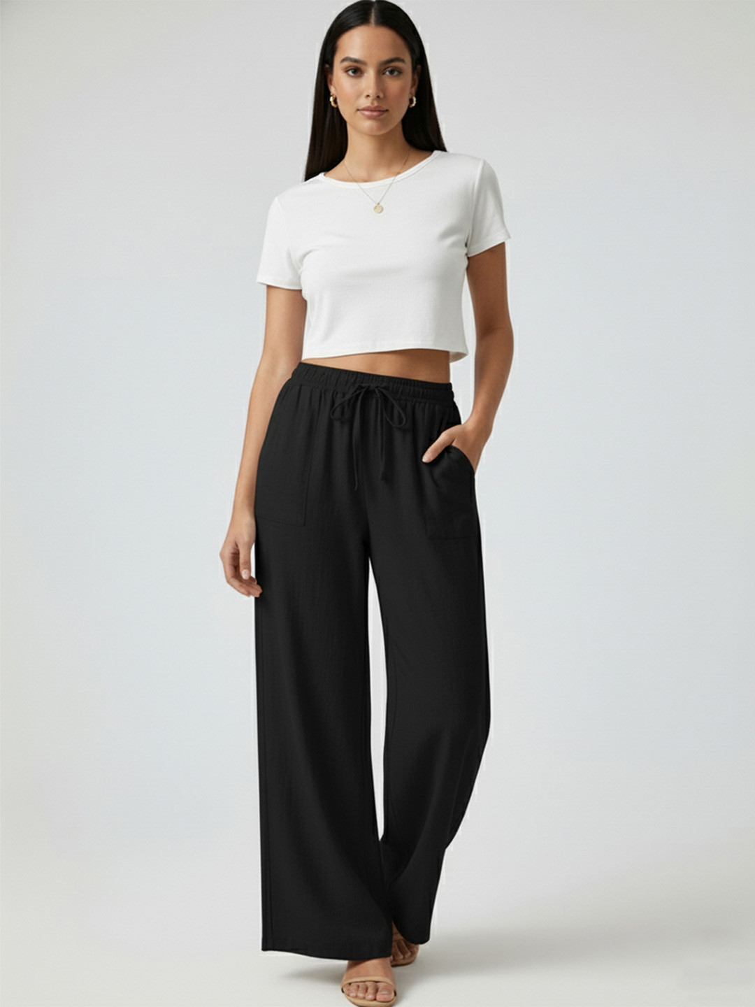 Moda Rapido Women Comfort High-Rise Trousers