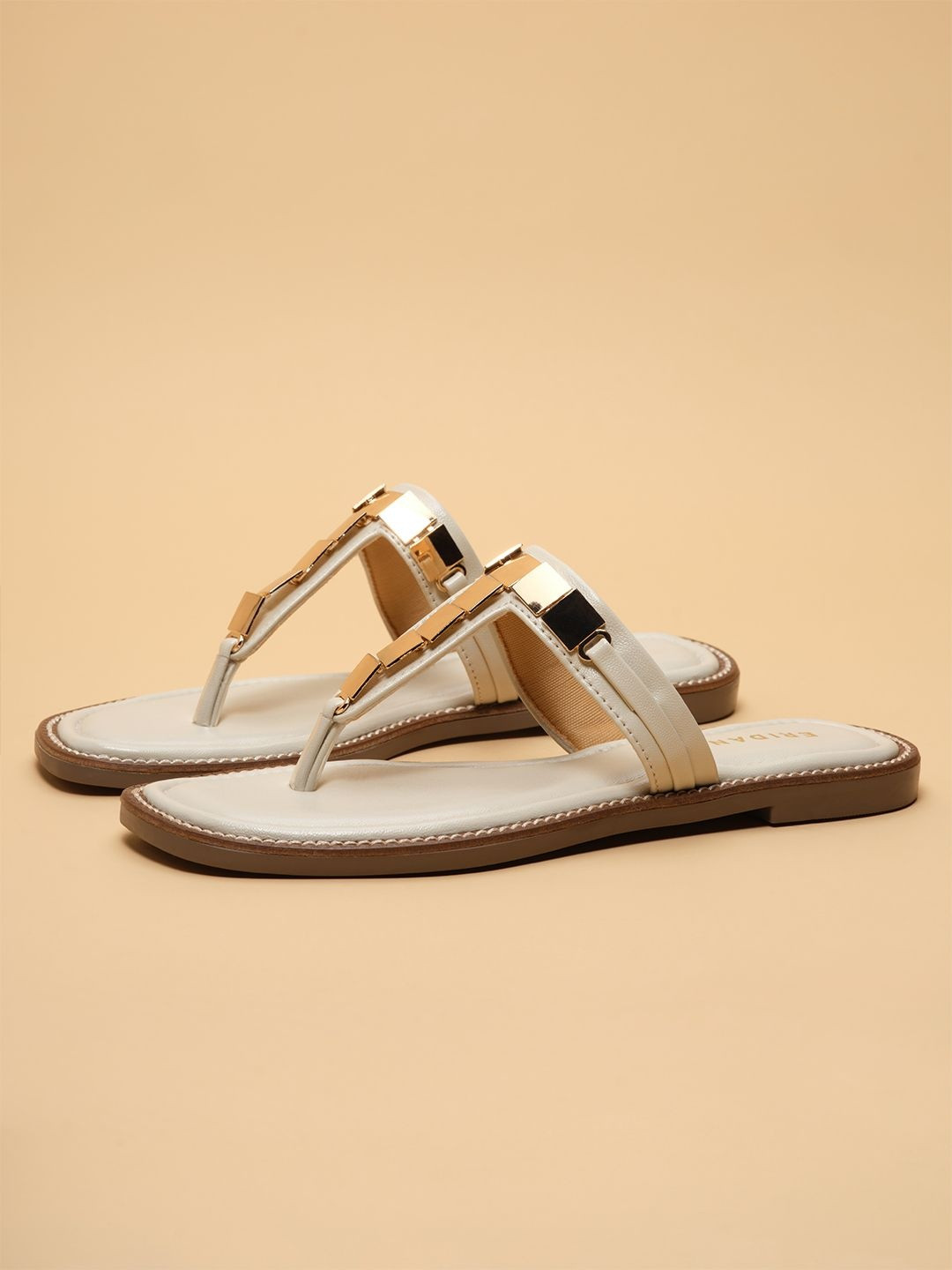 ERIDANI Women Open Toe Flats