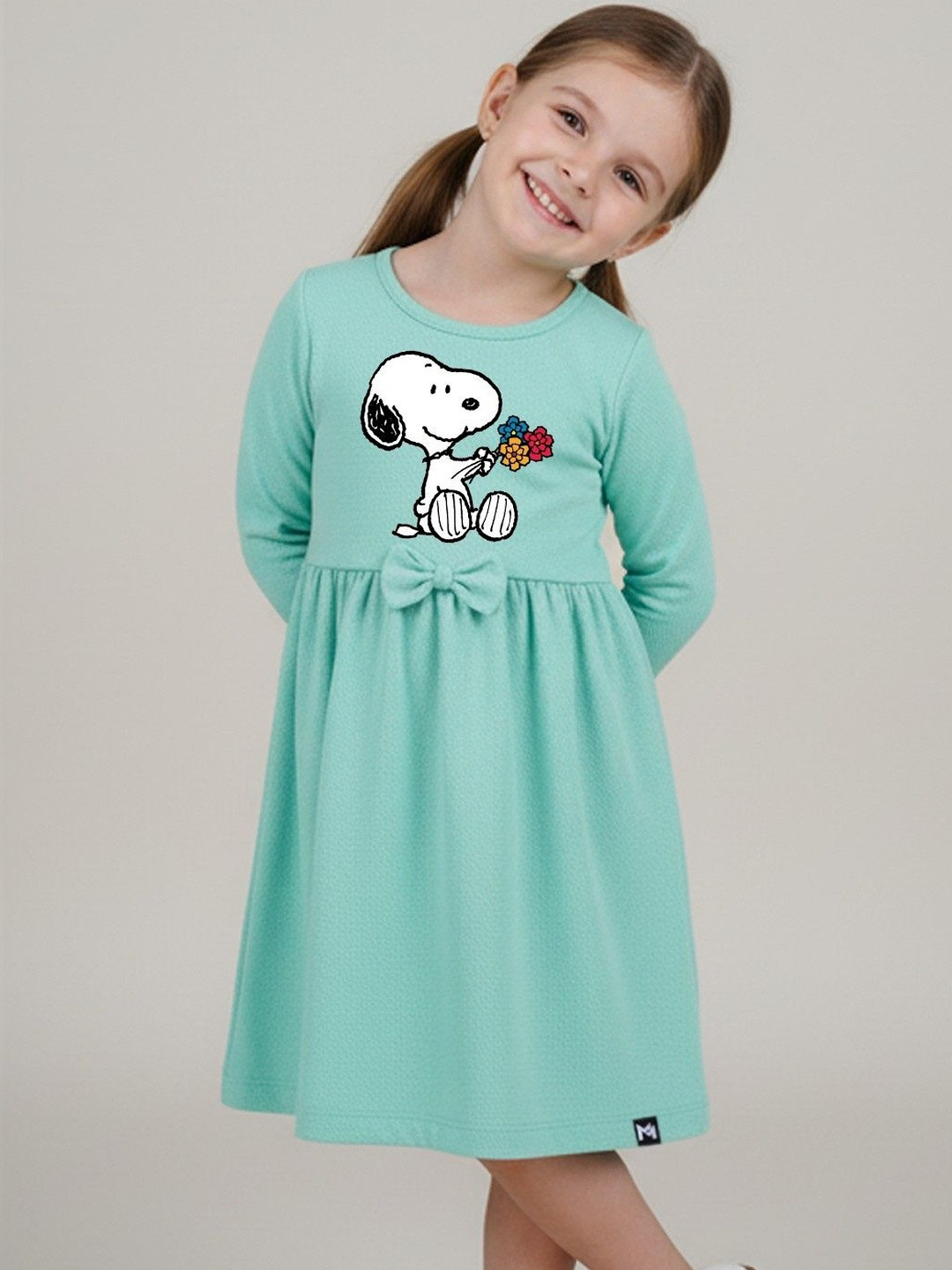 YK X Minute Mirth Print Fit & Flare Dress