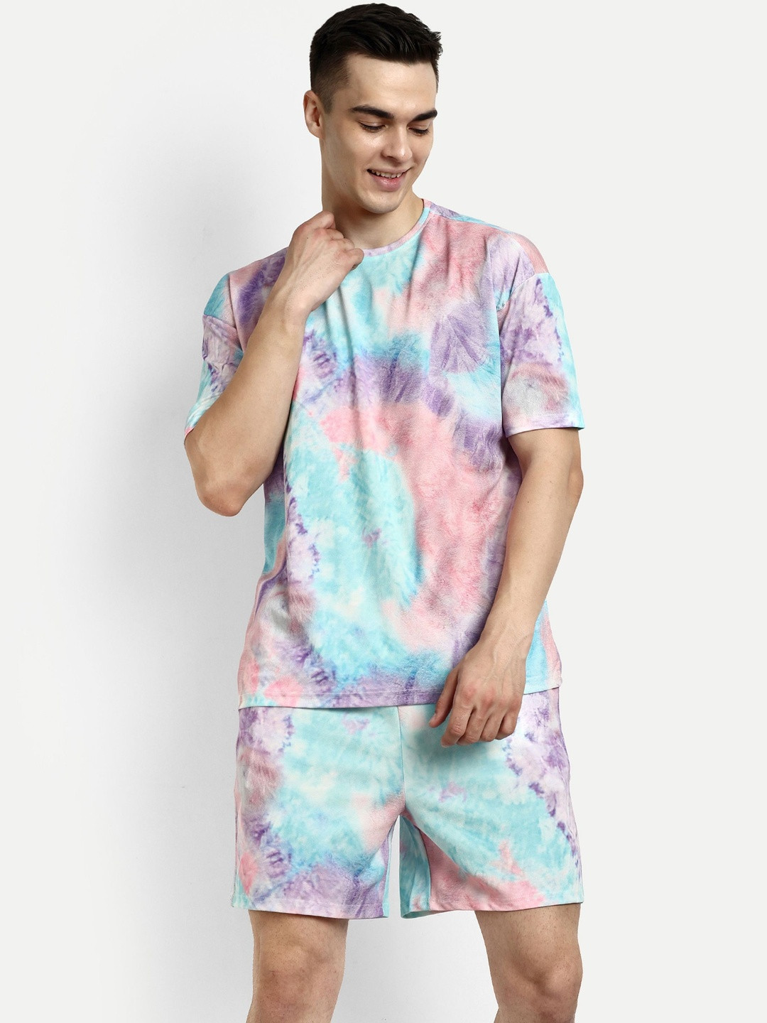 SZN Men Tie and Dye Dyed Organic Cotton T-shirt