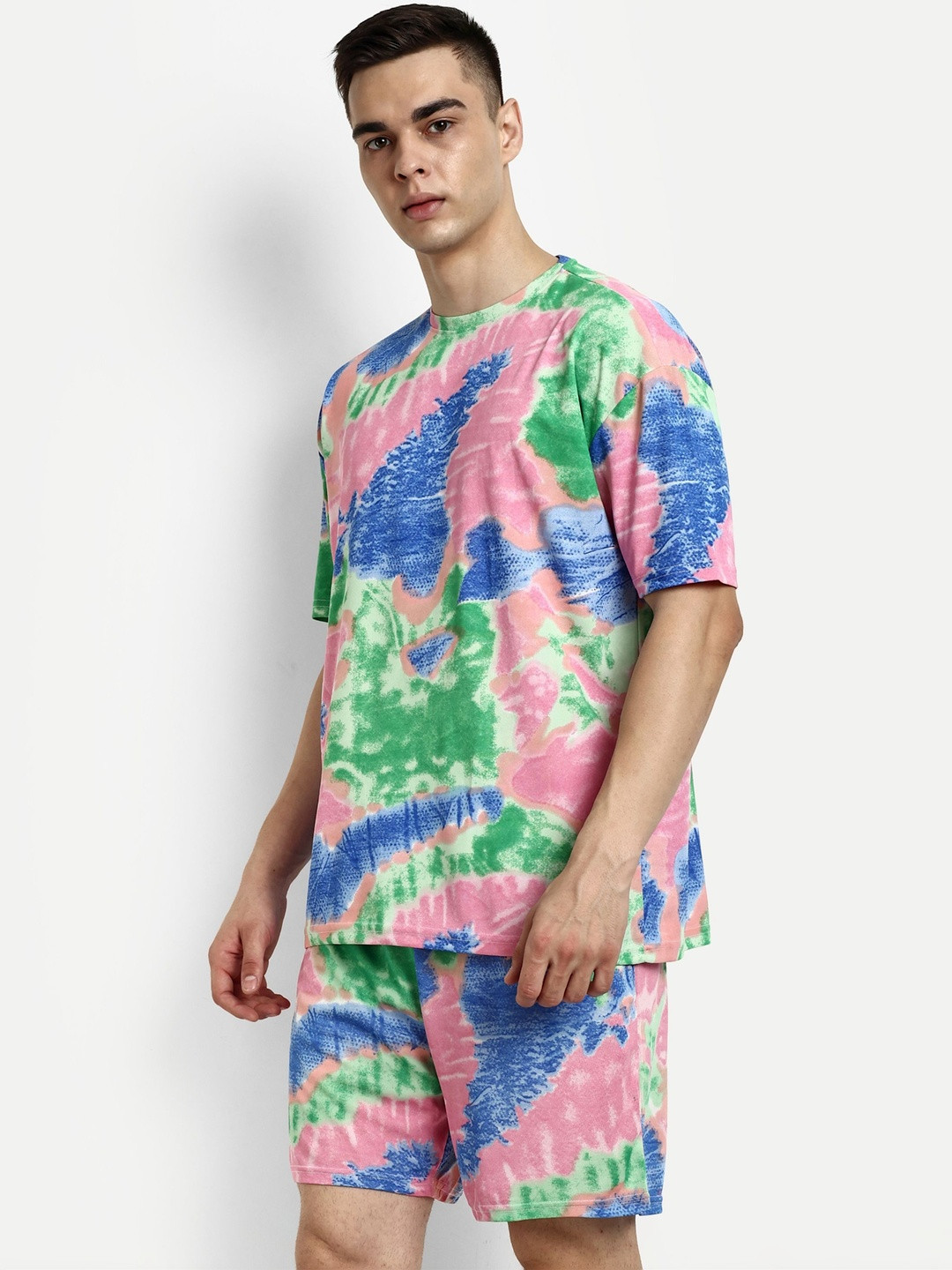 SZN Men Tie and Dye Dyed Organic Cotton T-shirt