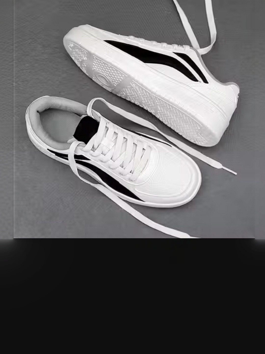 glitchez Men Colorblock Sneakers With Ultra Soft Cushion Lace-Up All-Day Comfort Shoes