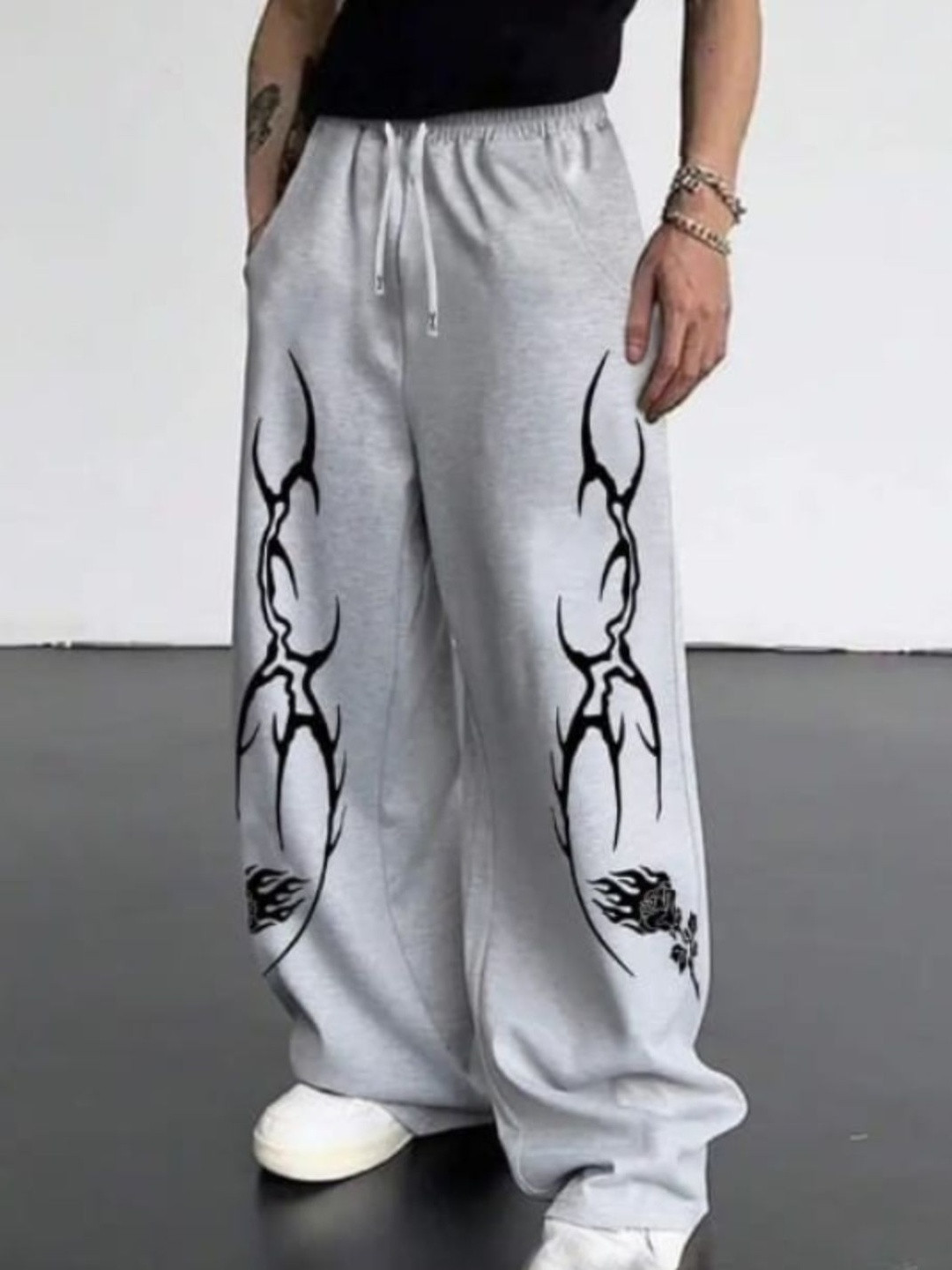 Deslizar Men Graphic Print Track Pants