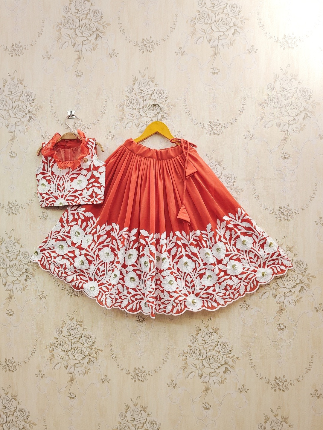 Helene Girls Embroidered Sequinned Ready to Wear Lehenga Choli