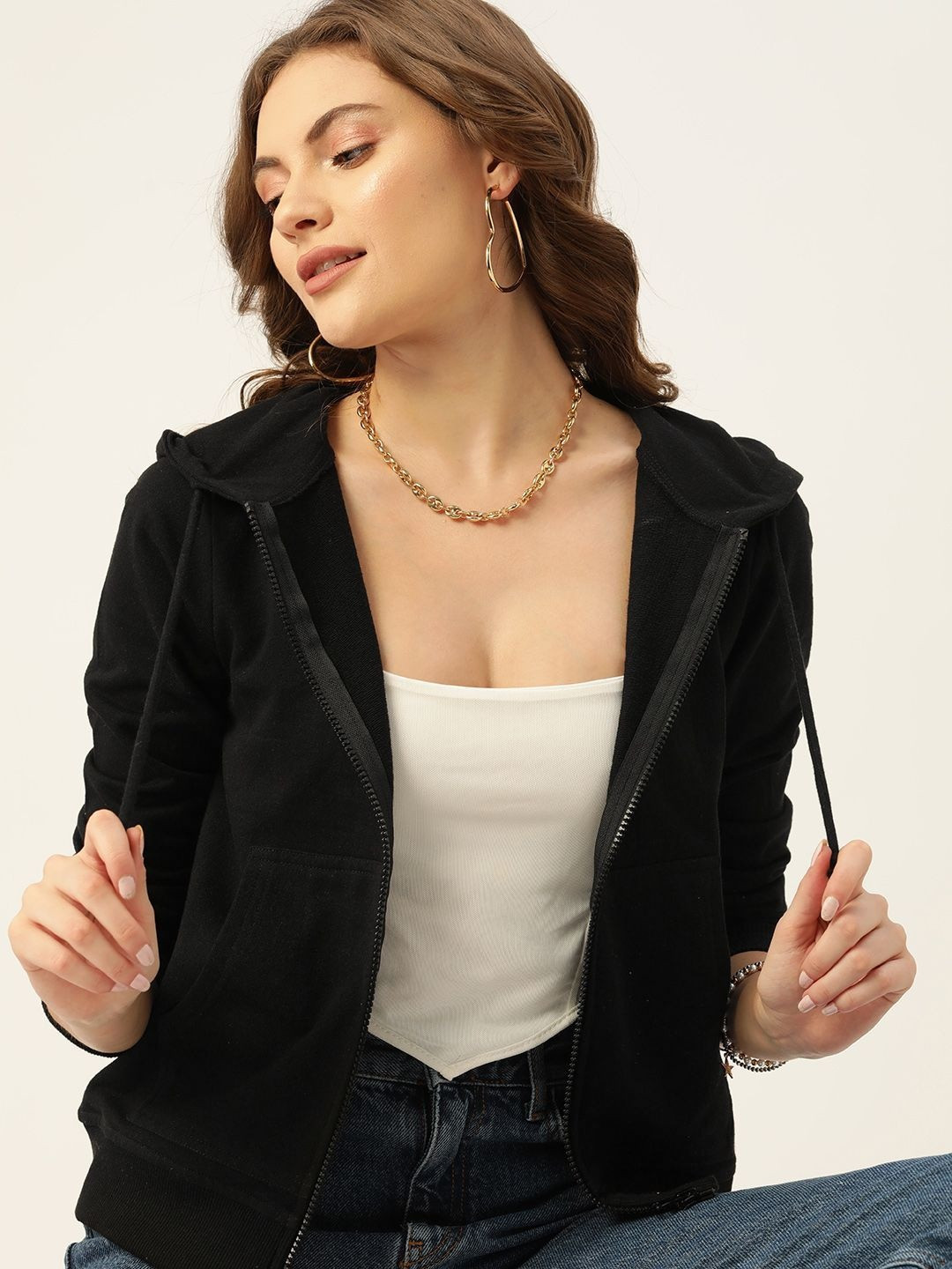 URBANICE Women Hooded Sweatshirt