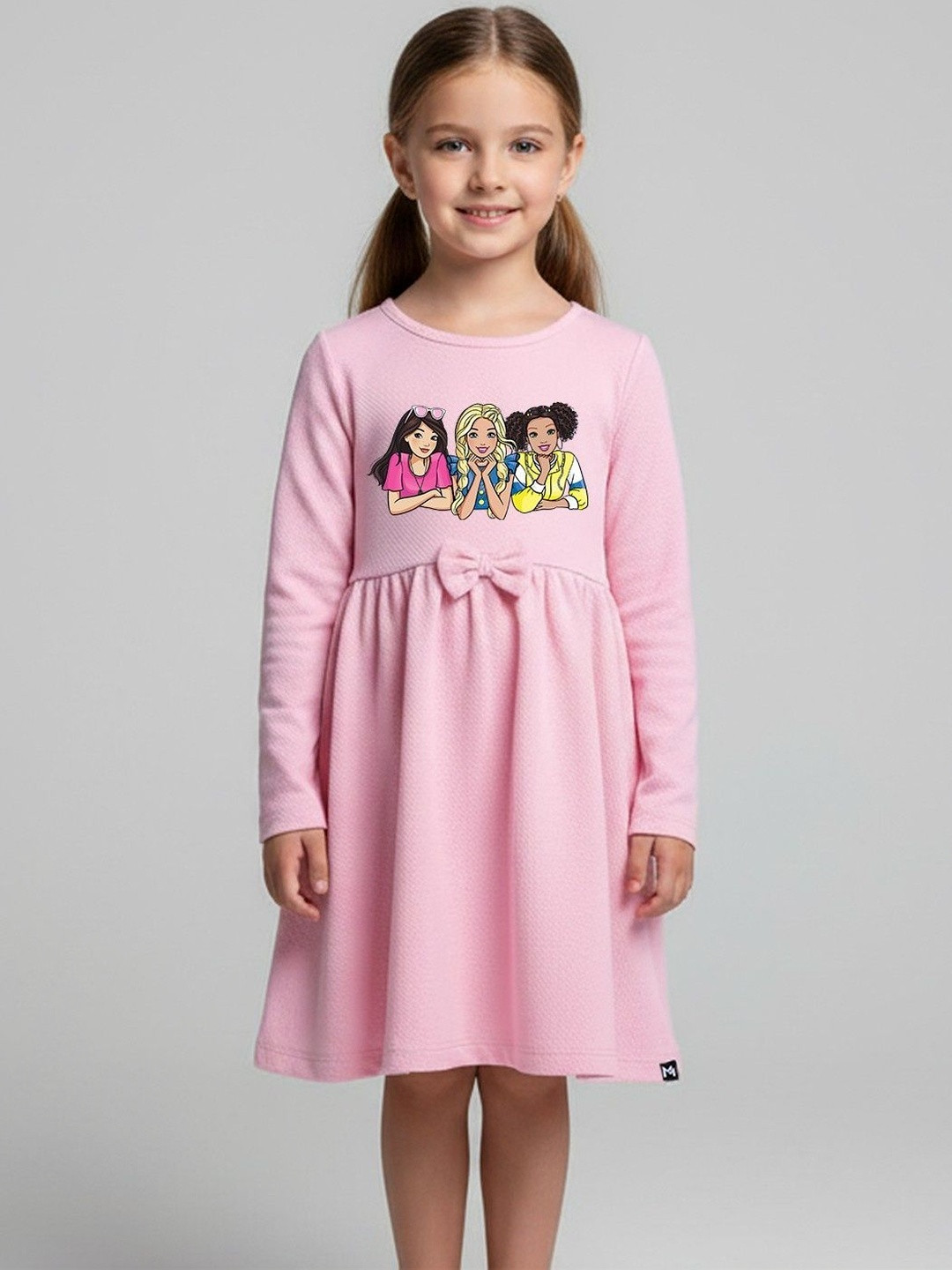 YK X Minute Mirth Print Fit & Flare Dress