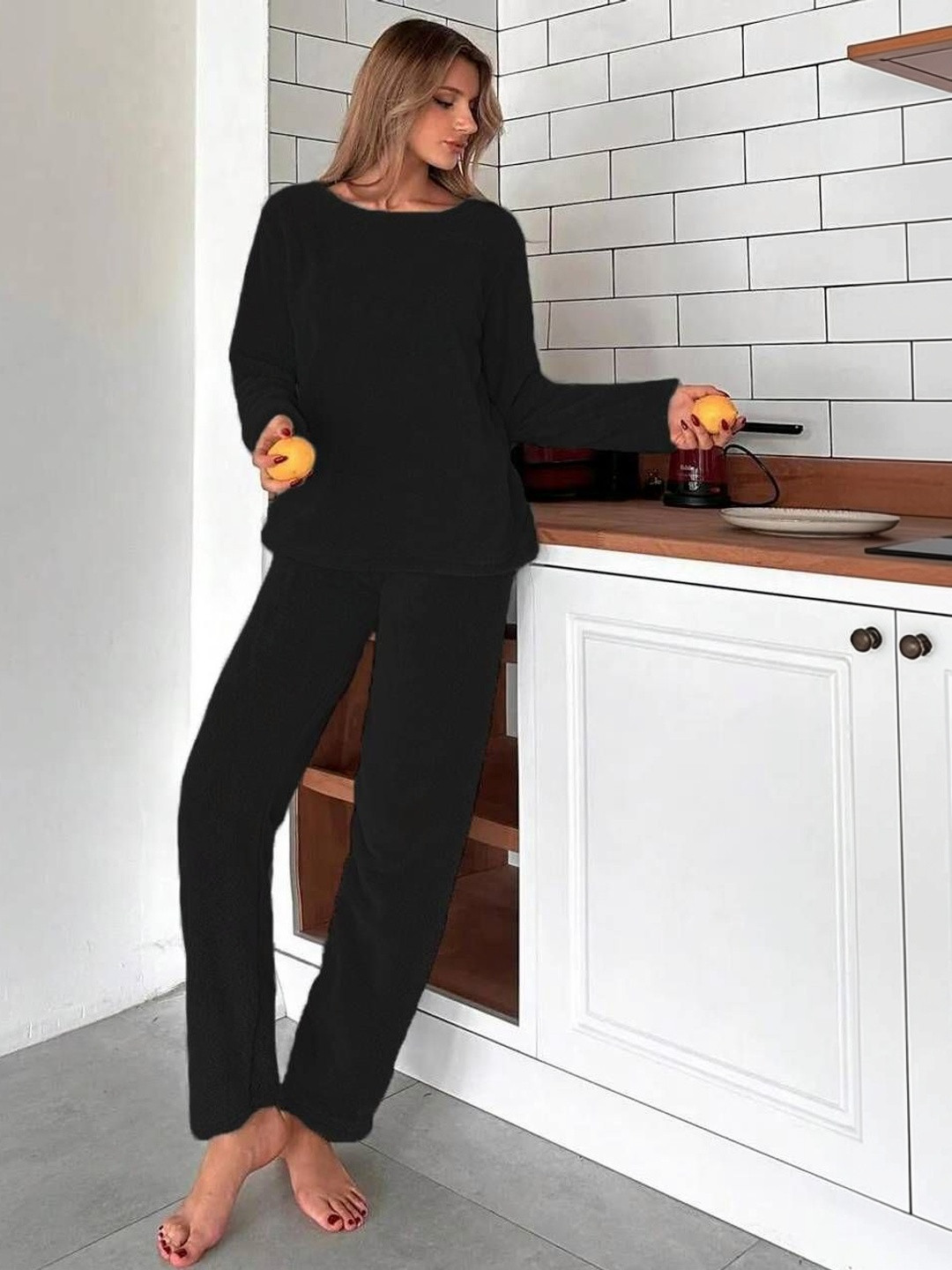 Stylecast X Kotty Knitted Cozy Night Suit