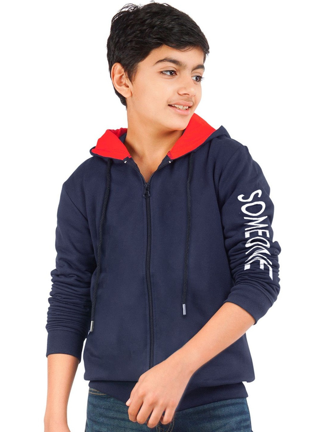 ariel Boys Printed Hooded Sweatshirt