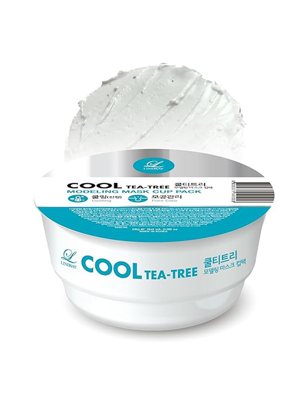 Lindsay Cool Tea Tree Modeling Mask Cup Pack - 28 g