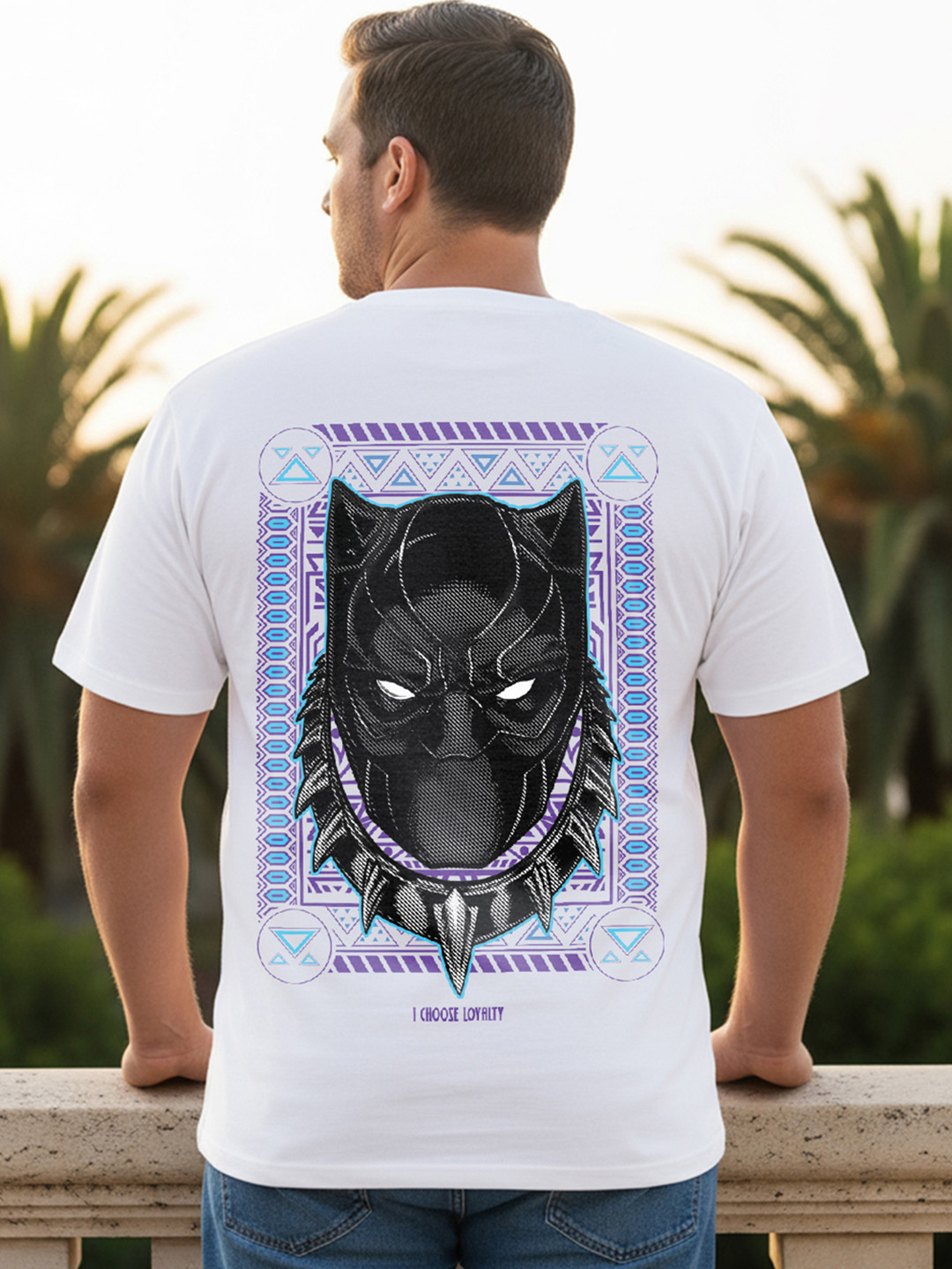 Bewakoof Plus Men Size Graphic Printed Round Neck Short Sleeves Oversized Fit T-shirt