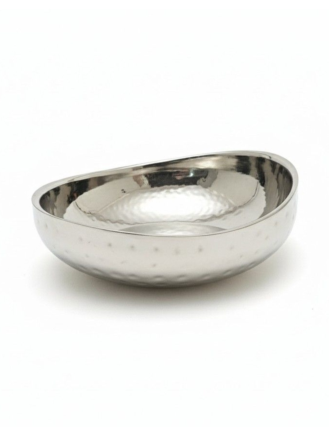 Car-O-Bar Silver-Toned Stainless Steel Easy to Clean Serving Bowl