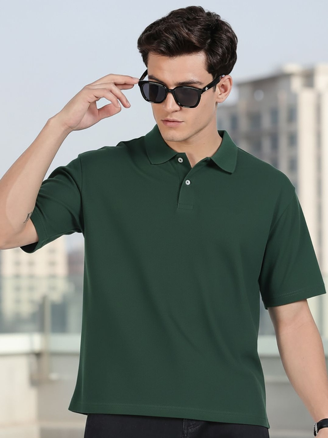 SZN Men Polo Collar T-shirt
