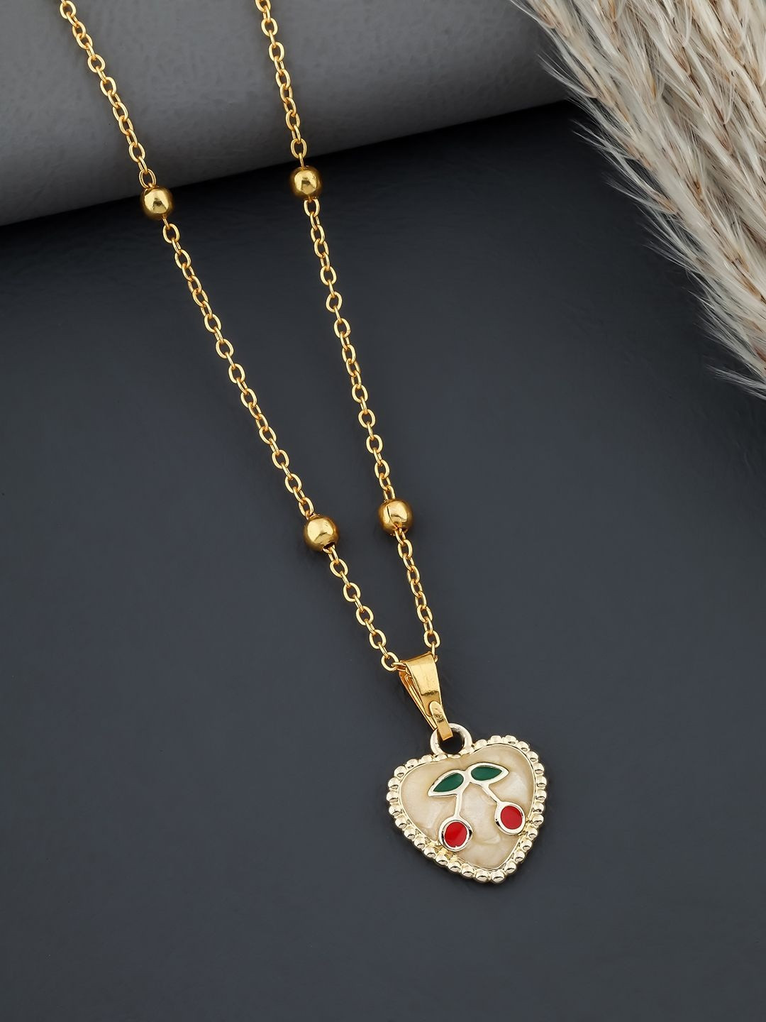 SZN Brass Gold-Plated Necklace