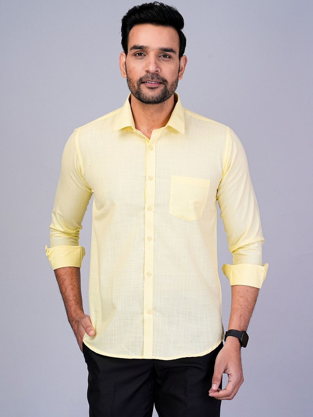 BLACKLILLY Men Standard Slim Fit Casual Shirt