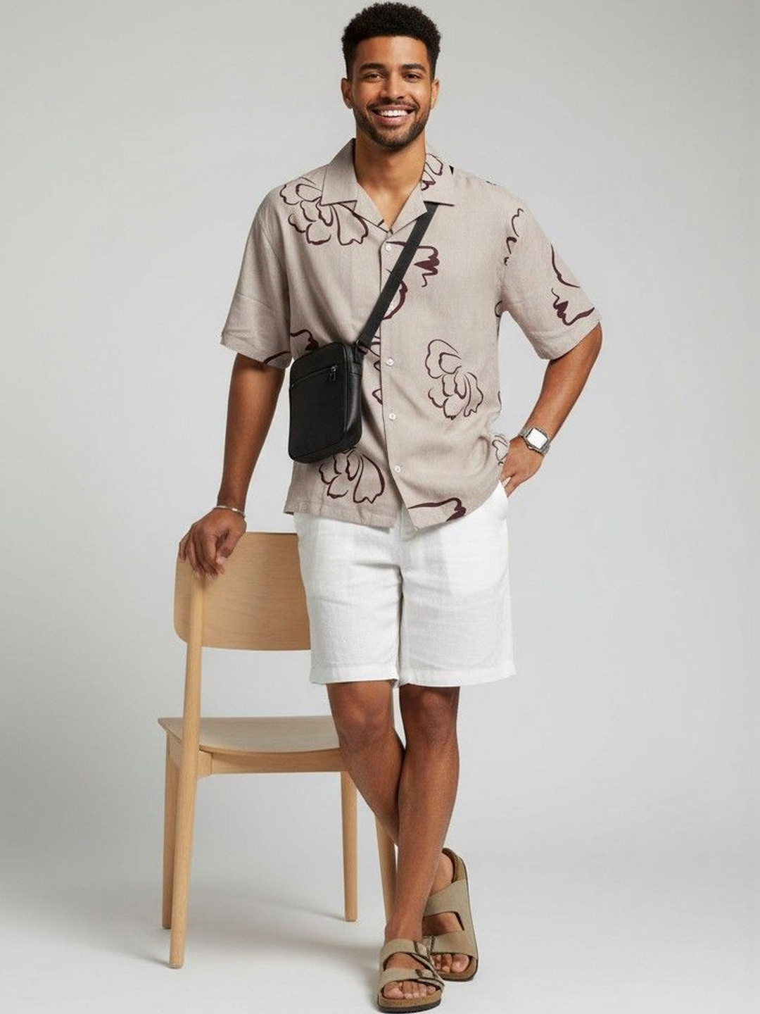 TRULOOM Men Classic Floral Printed Casual Shirt
