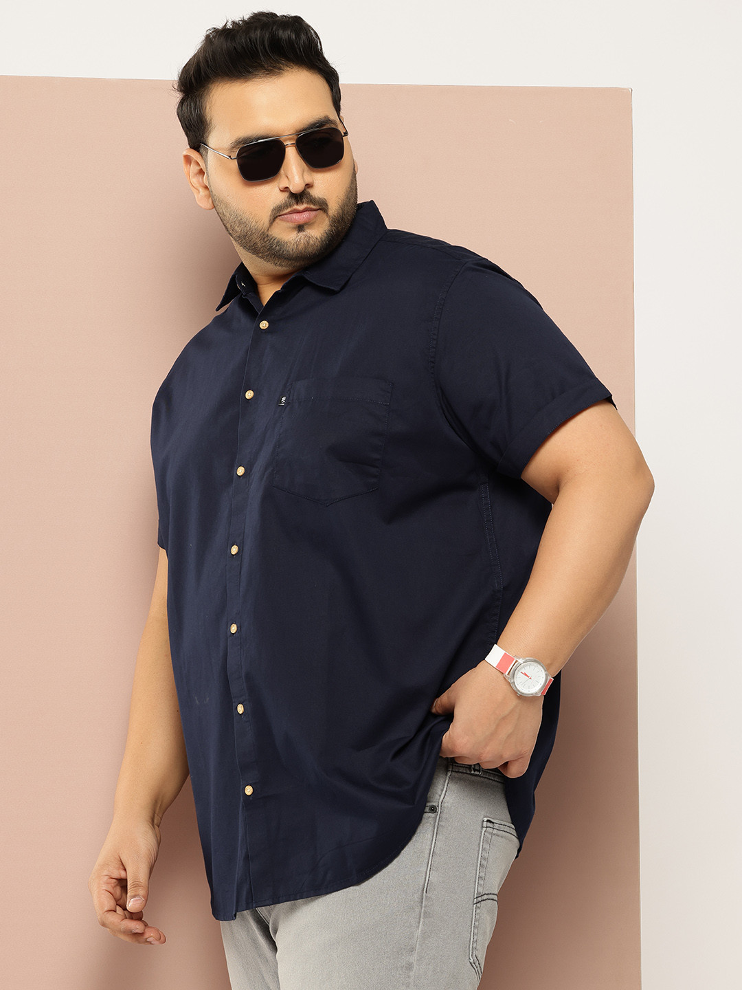 Thomas Scott Spread Collar Pure Cotton Shirt