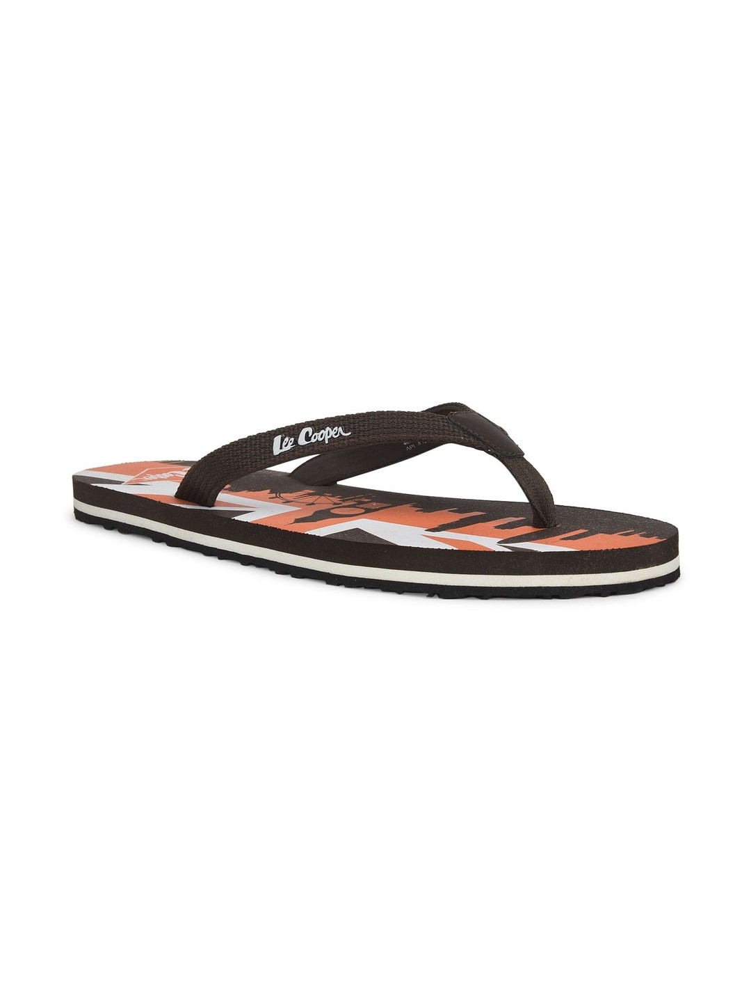 Lee Cooper Men Printed Rubber Thong Flip-Flops