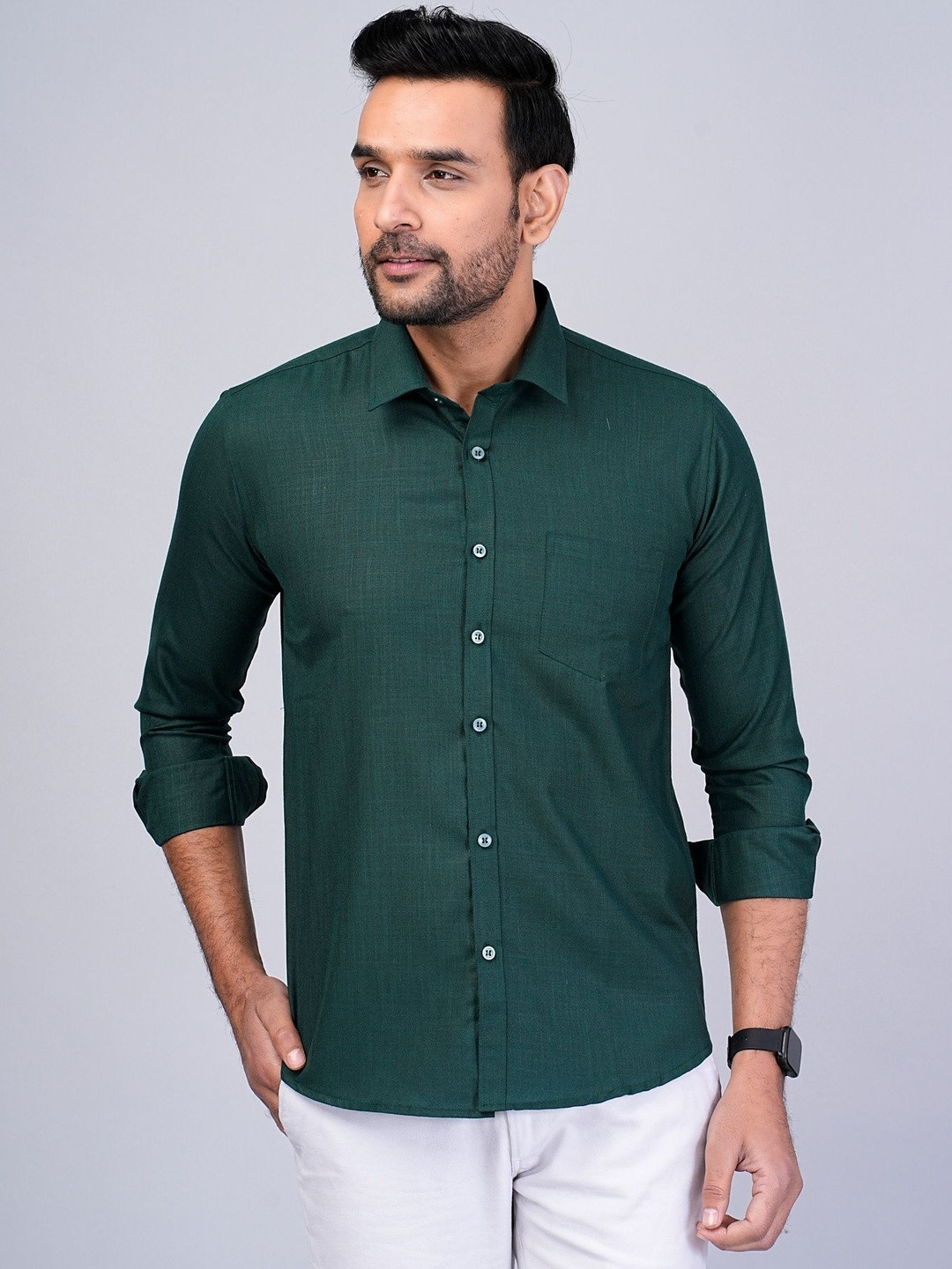BLACKLILLY Men Standard Slim Fit Casual Shirt