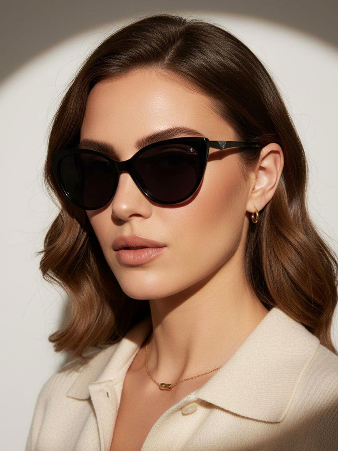 Eyejack by Voyage Unisex Cateye Sunglasses with UV Protected Lens 35004CL899