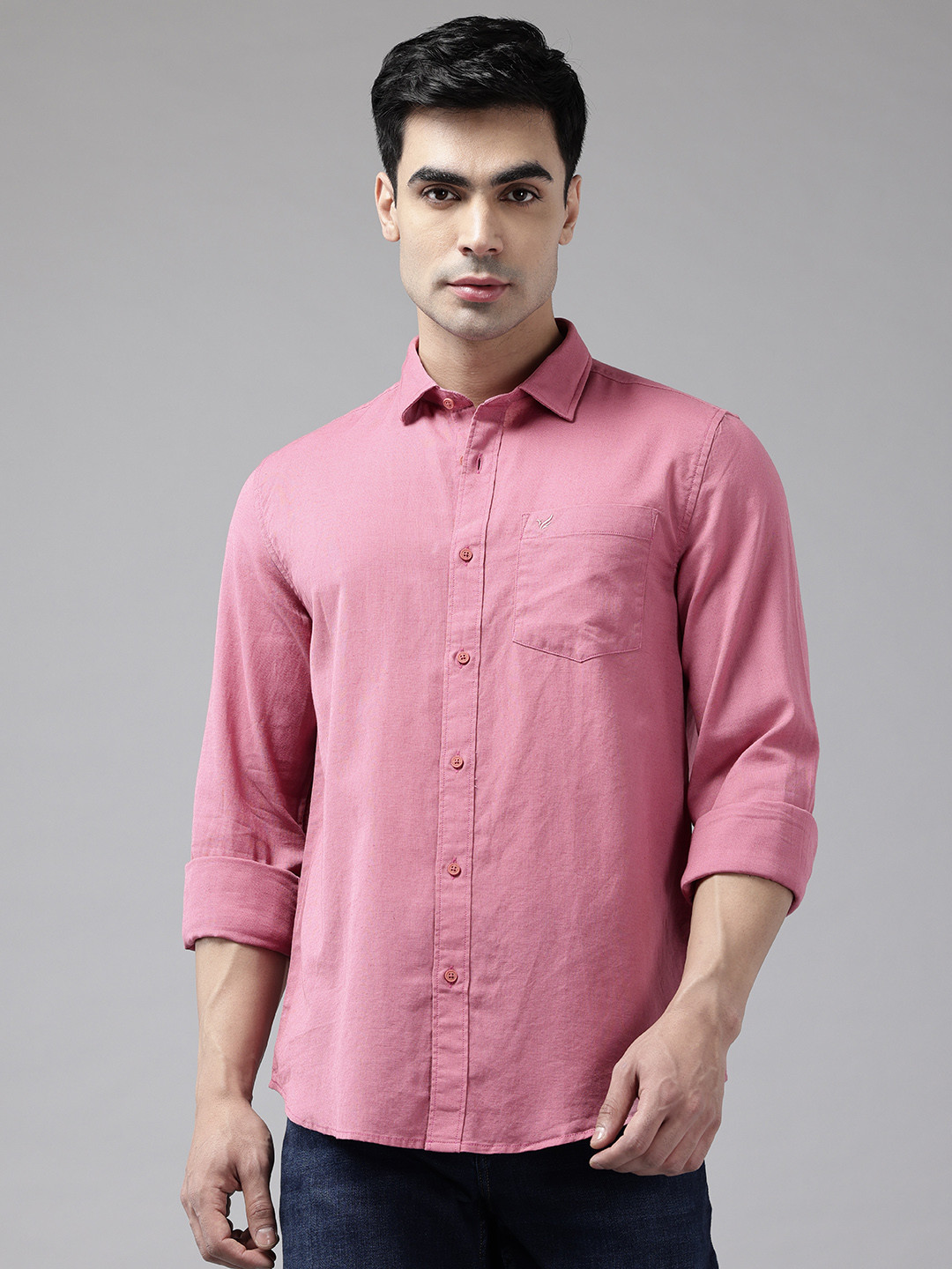 Blackberrys Cut-away Collar Slim Fit Casual Shirt