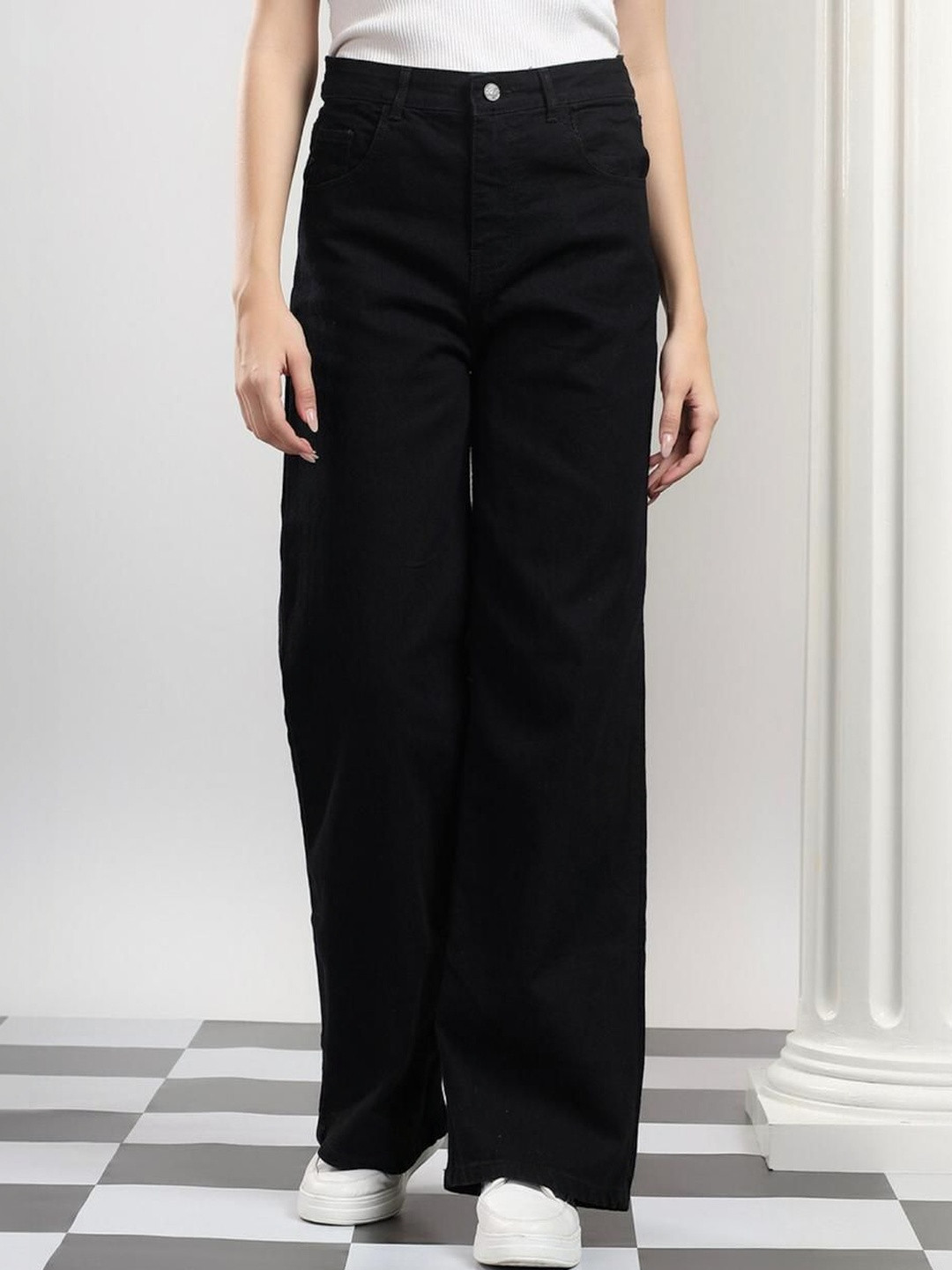 Chemistry Women Straight Fit High-Rise Stretchable Jeans