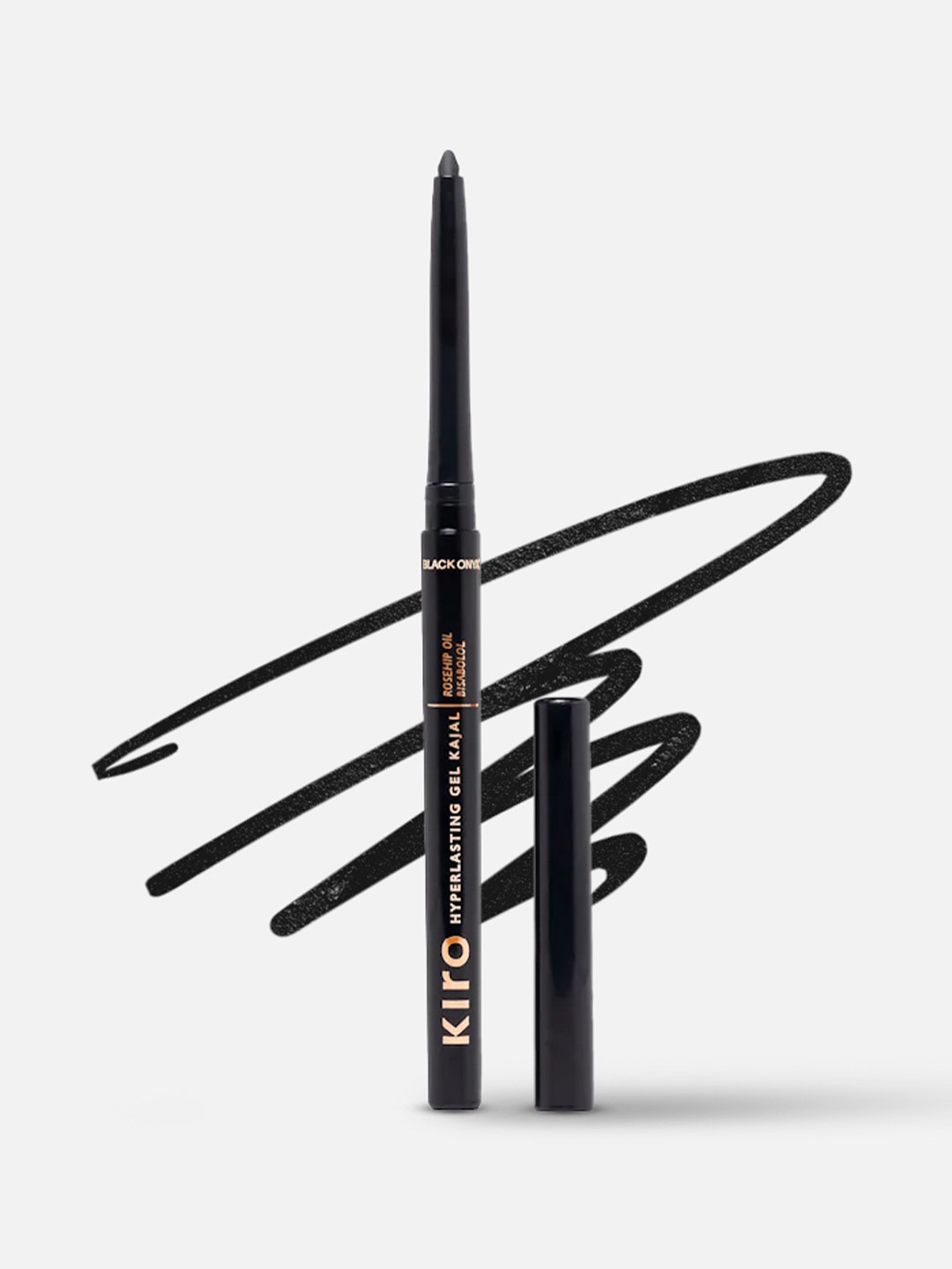 KIRO Hyperlasting Gel Kajal with Rosehip Oil 0.35 g - Black Onyx