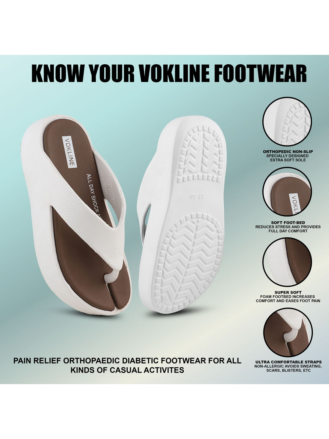 VOKLINE Women Thong Flip-Flops