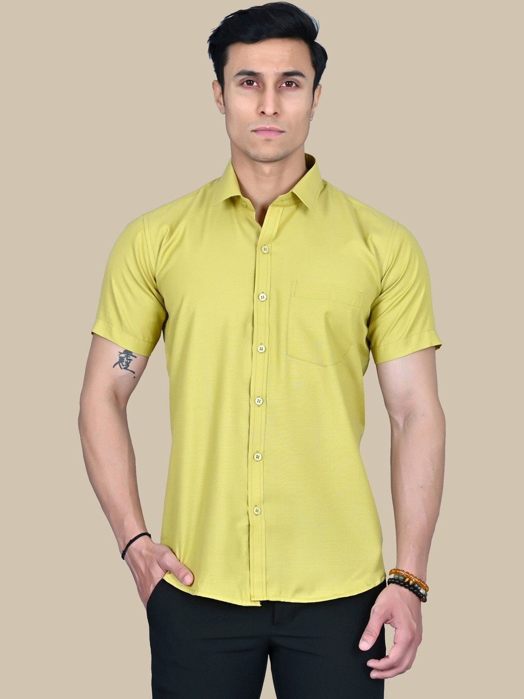 BLACKLILLY Men Standard Slim Fit Casual Shirt
