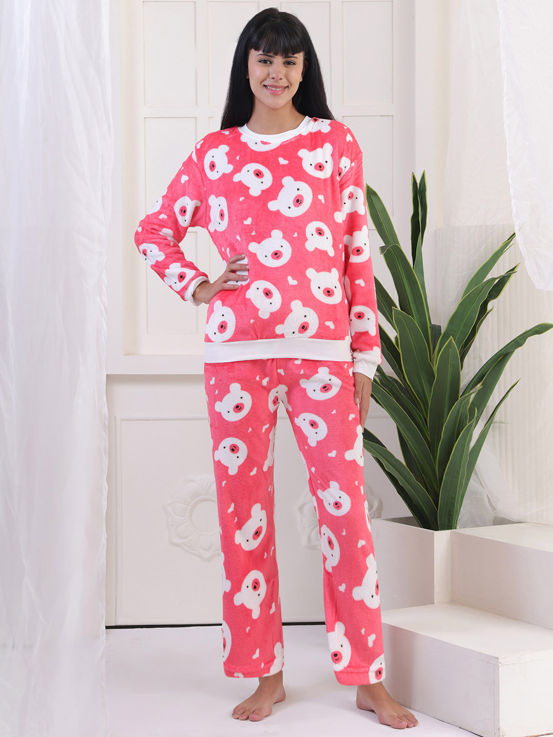 ETC Graphic Printed Tshirt With Pyjamas