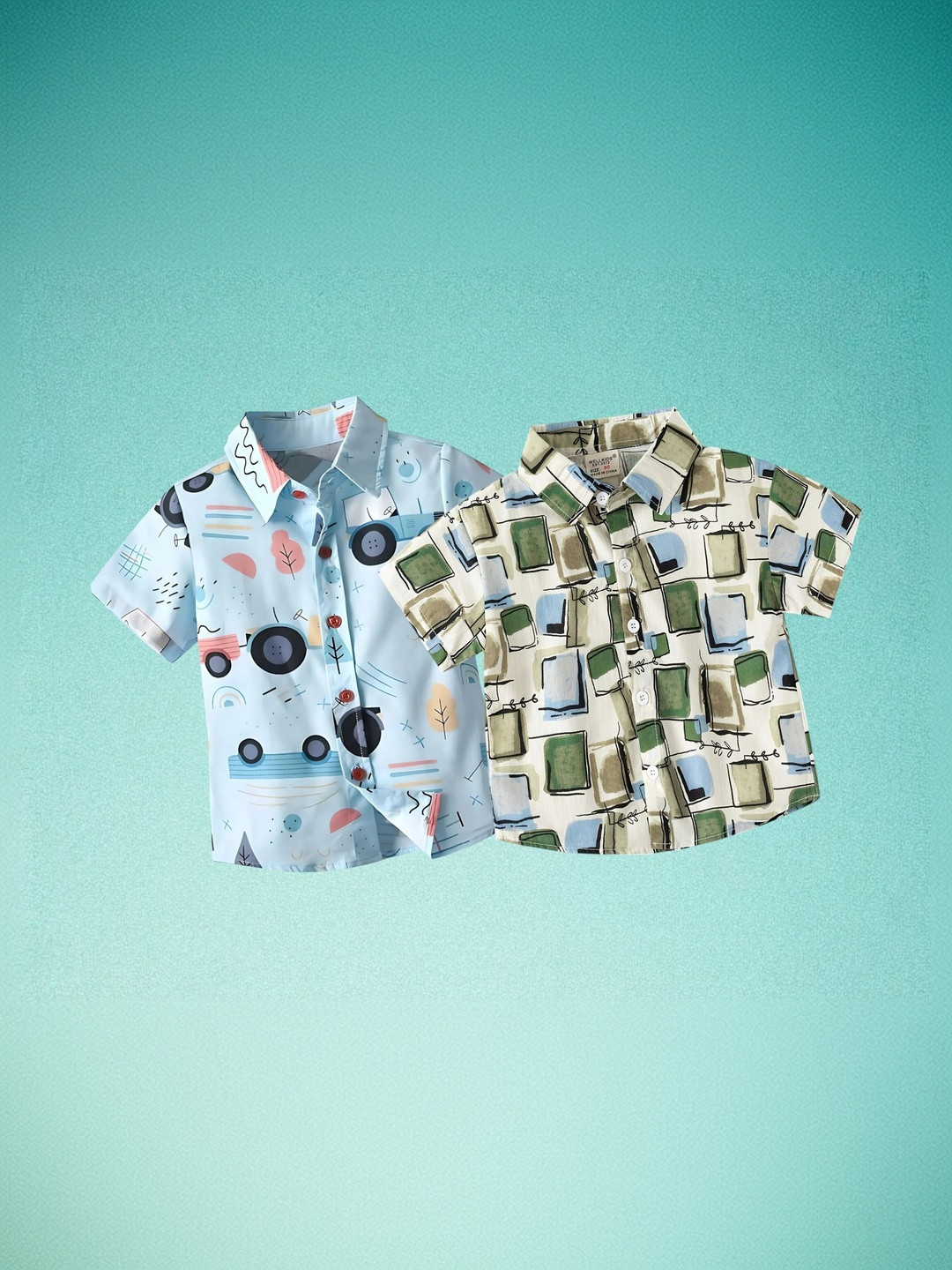 AMBARDI FASHION Boys Classic Printed Casual Shirt