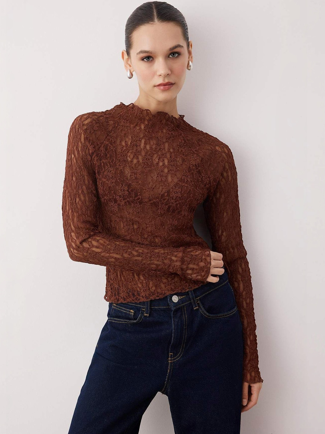 Trendyol Sheer Top