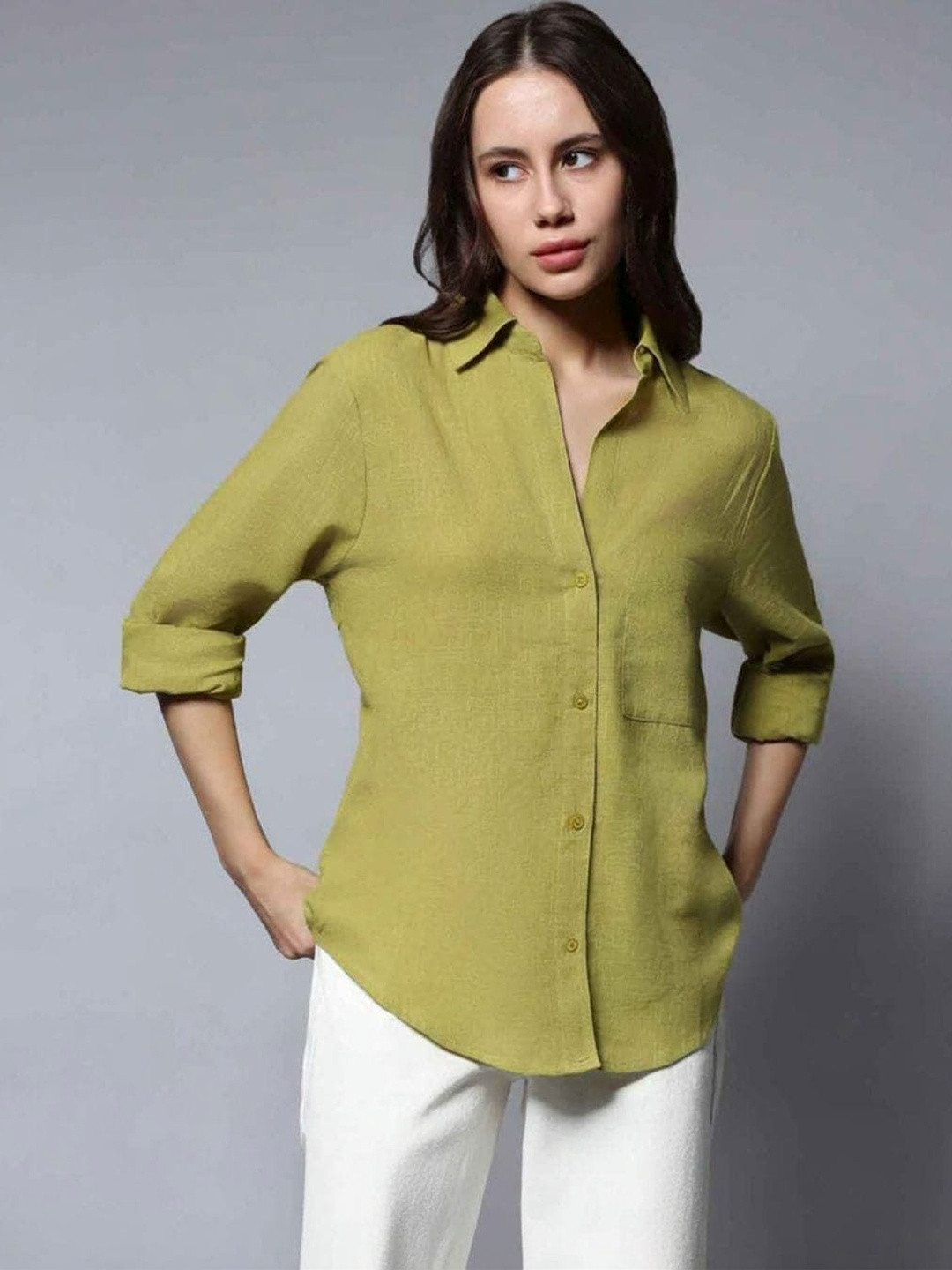ronics Women Standard Casual Shirt