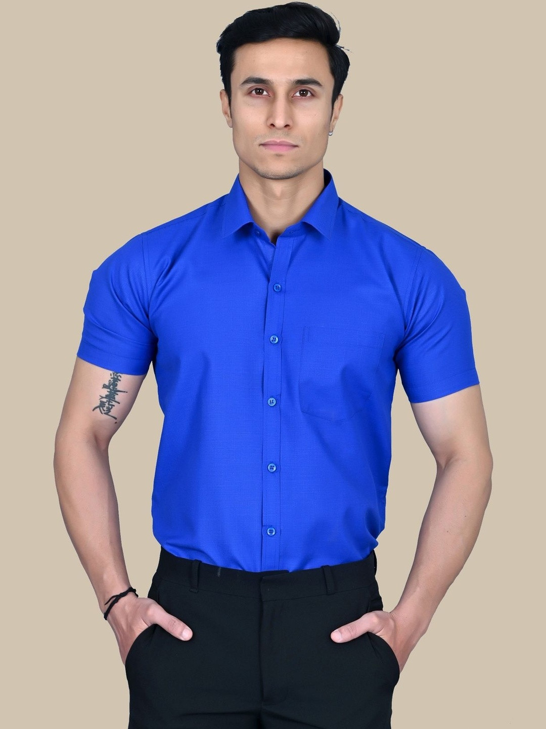 BLACKLILLY Men Standard Slim Fit Casual Shirt