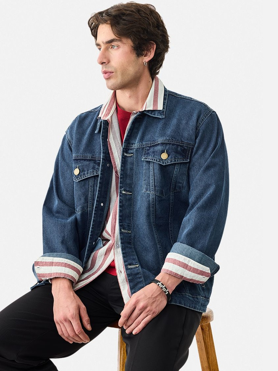 Snitch Men Denim Jacket
