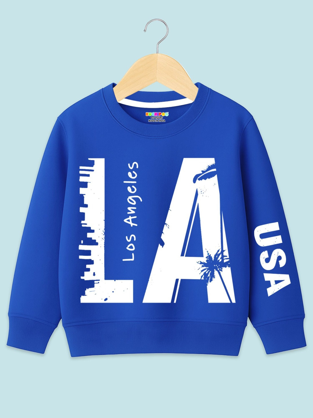 KUCHIPOO Boys Printed Sweatshirt