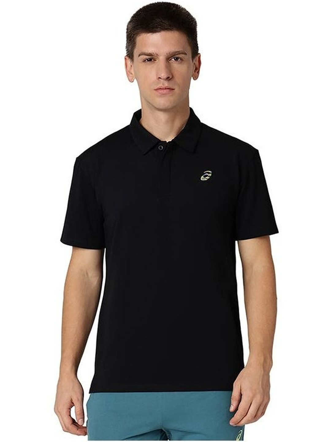 ASICS Embroidered Polo Neck T-shirt