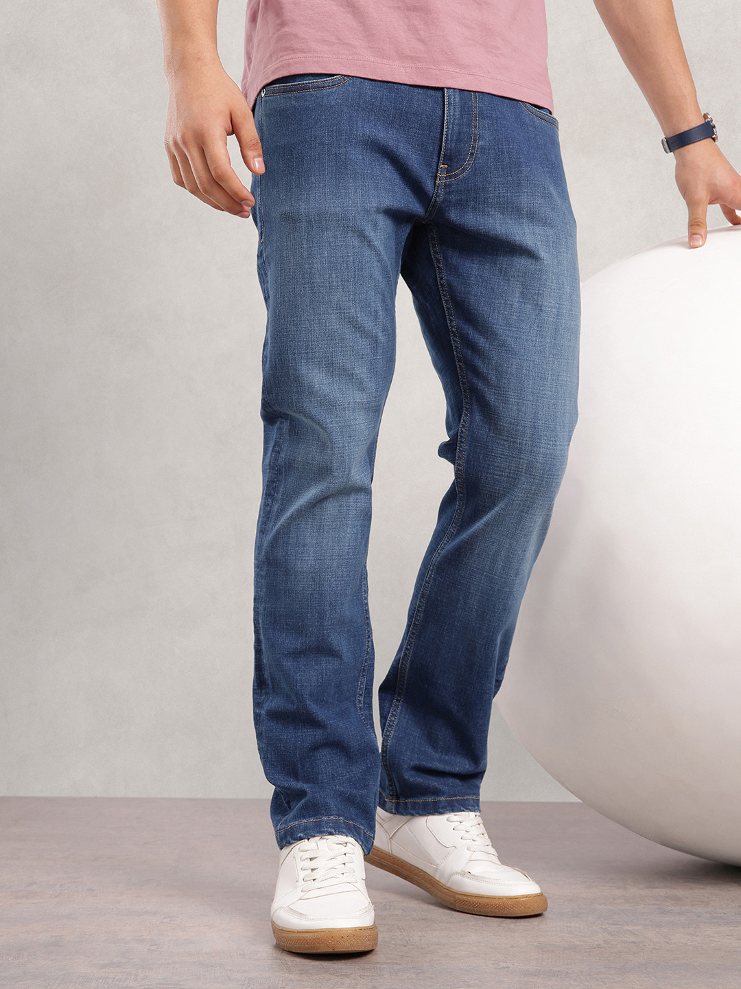 Nautica Men Straight Fit Stretchable Jeans
