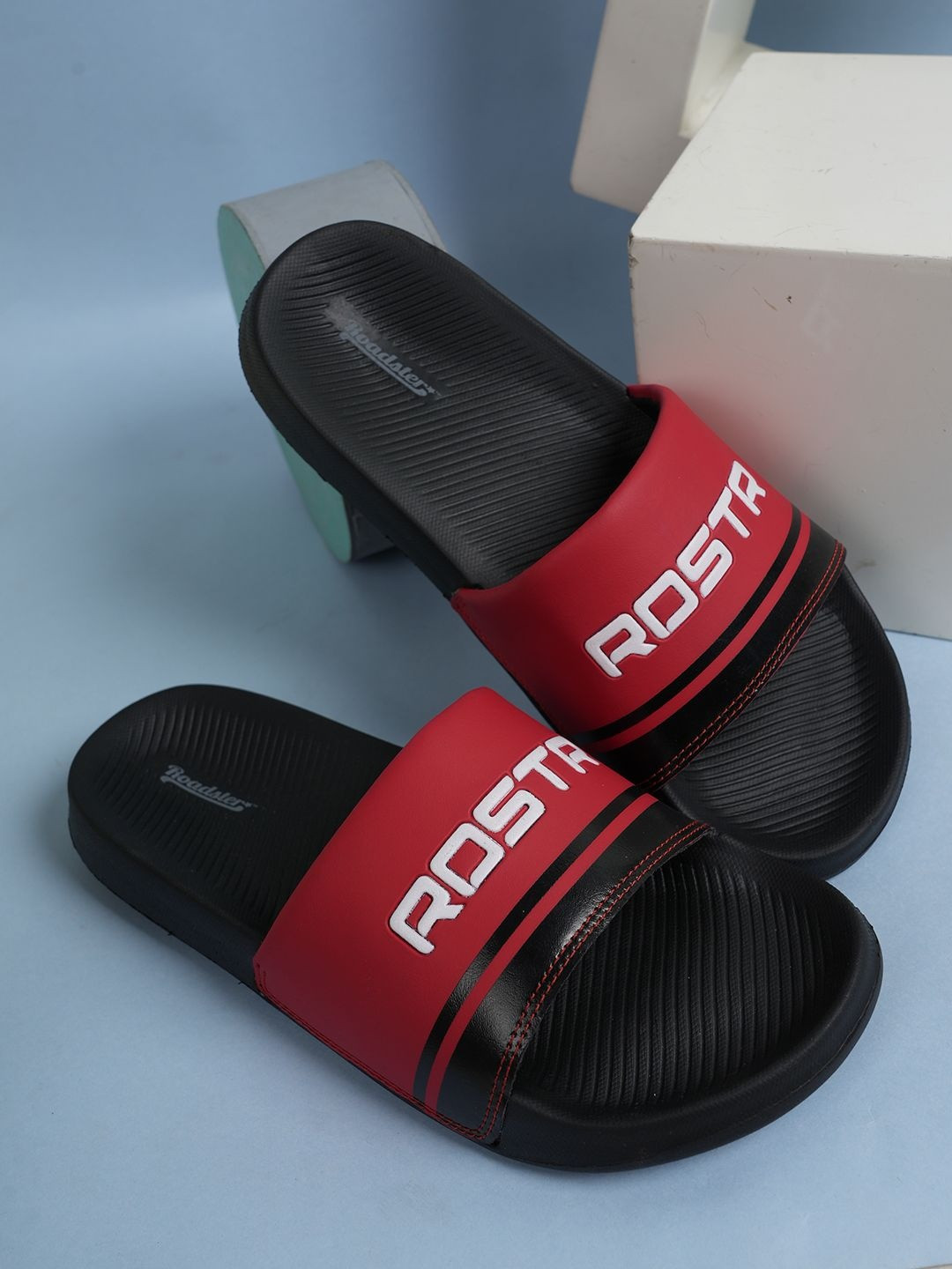 The Roadster Lifestyle Co Men Printed Slip-On Casual Sliders