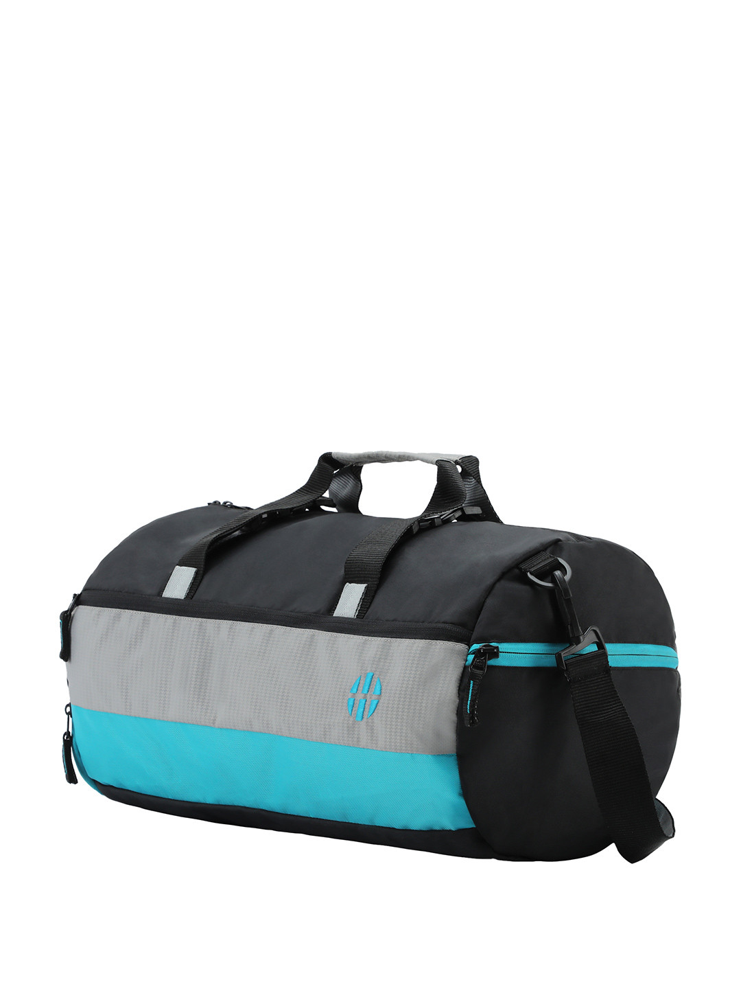 Harissons Trinity Unisex 28L Black Water Resistant Sports & Gym Duffel Bag