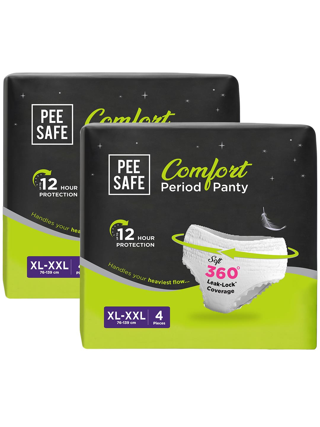 PEESAFE 8 Panties Comfort Period Panties XL-XXL