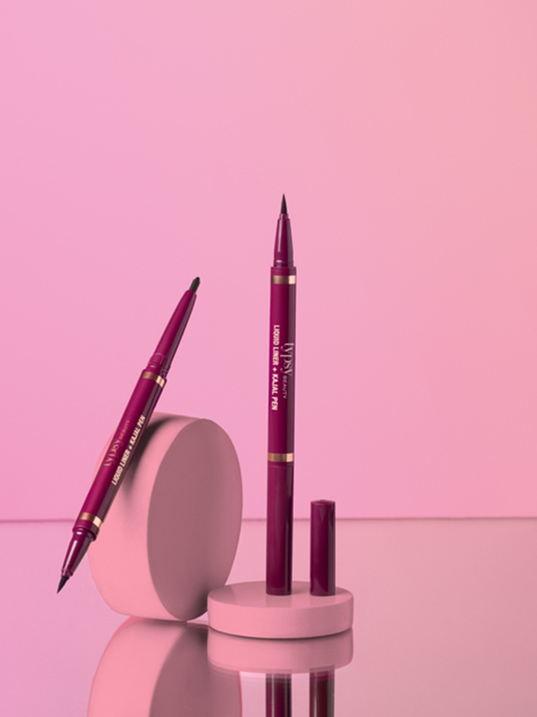 Typsy Beauty Double Shot Smudge Proof Kajal & Eyeliner Pen 1g - Black Out