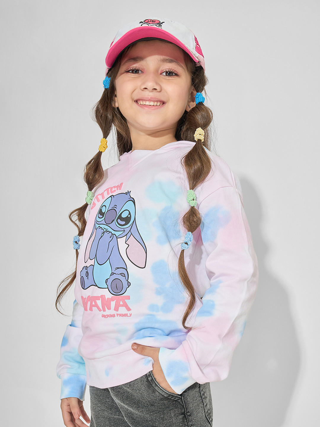 Pantaloons Junior Girls Hooded Graphic Printed Long Sleeves Sweatshirt