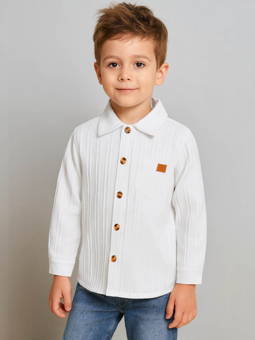 DANFORTH Boys Relaxed Casual Shirt
