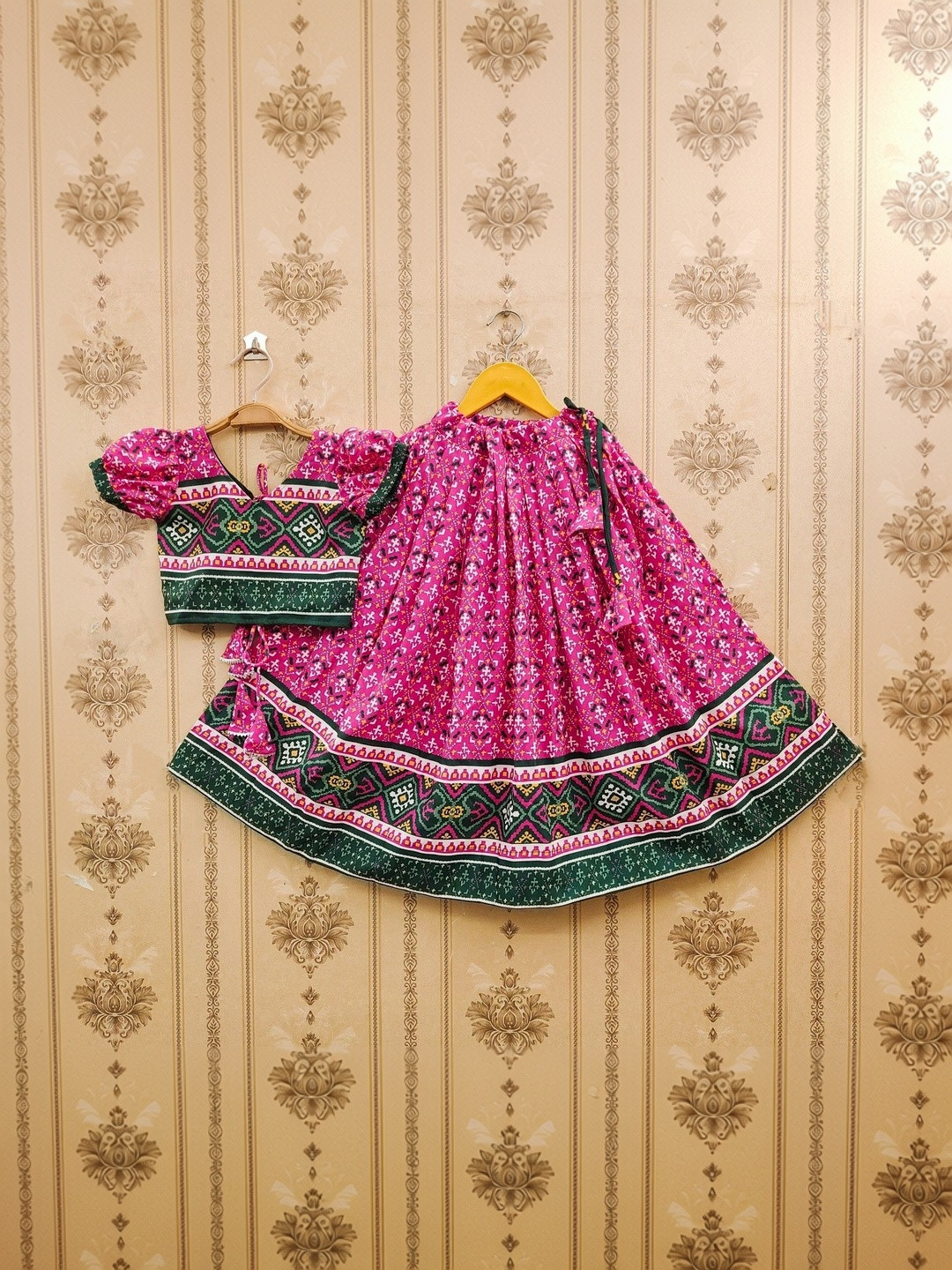 Helene Girls Printed Ready to Wear Lehenga & Blouse With Dupatta