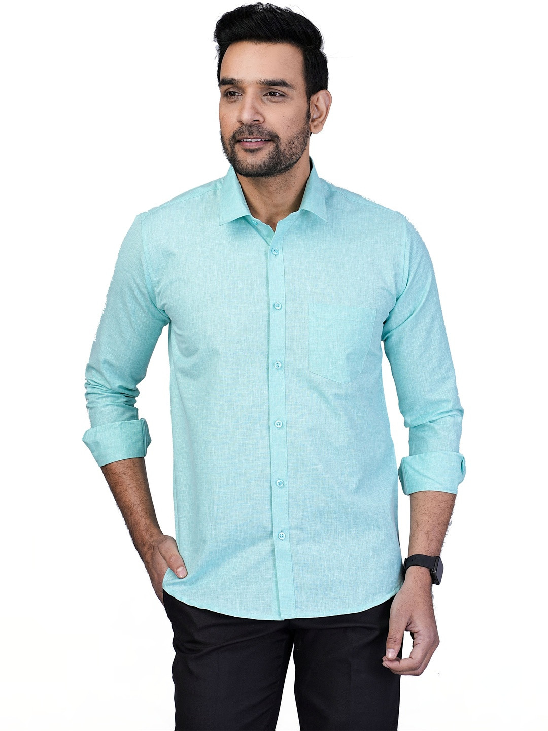 BLACKLILLY Men Standard Slim Fit Casual Shirt