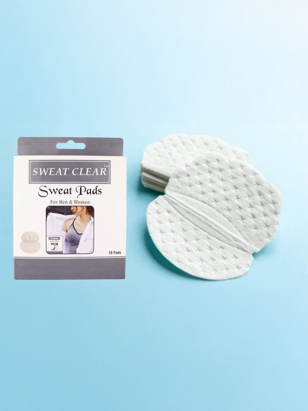 Sweat Clear Underarm Sweat Pads - 10 Pads
