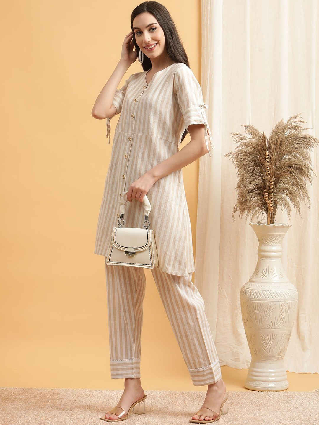 SZN Women Dyed Organic Cotton Kurta