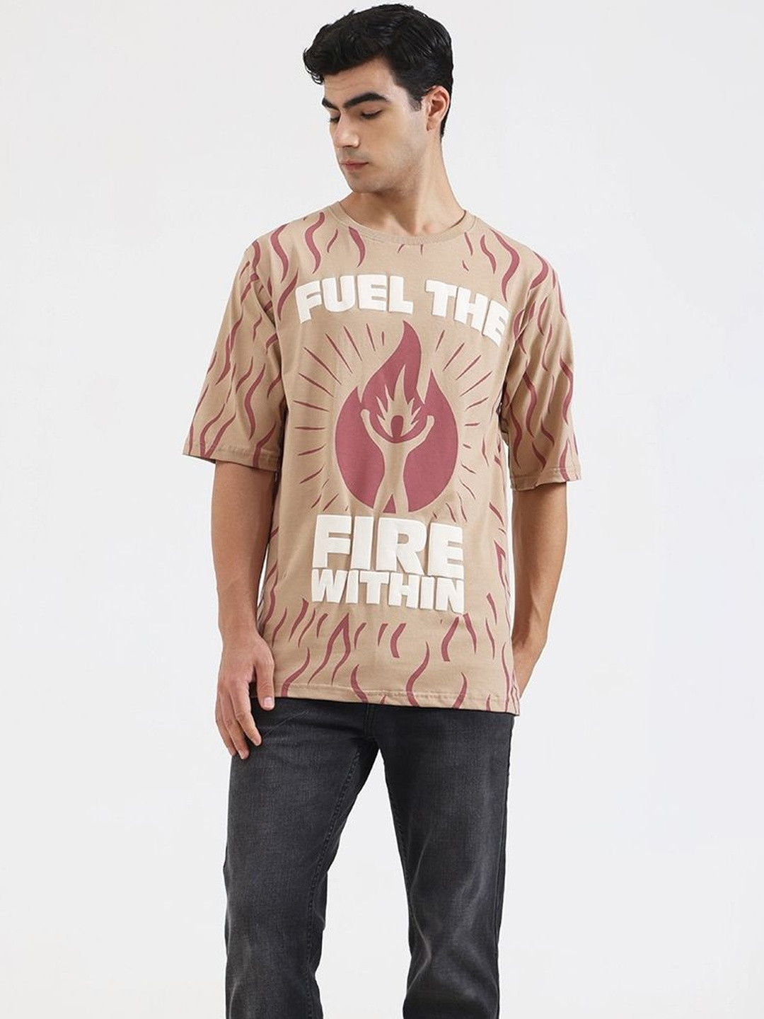 Epivu Men Typography Printed T-shirt