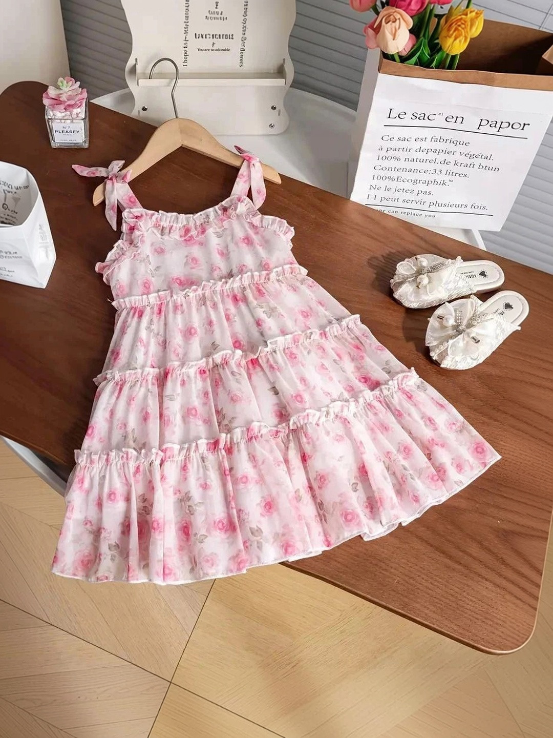 DHARMIKAAY TRENDZ Floral Print A-Line Dress